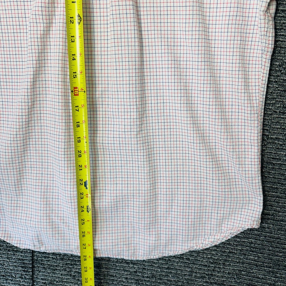 Críquet Men's L Large Checkered Button Down Shirt Long Sleeve READ - Picture 5 of 6